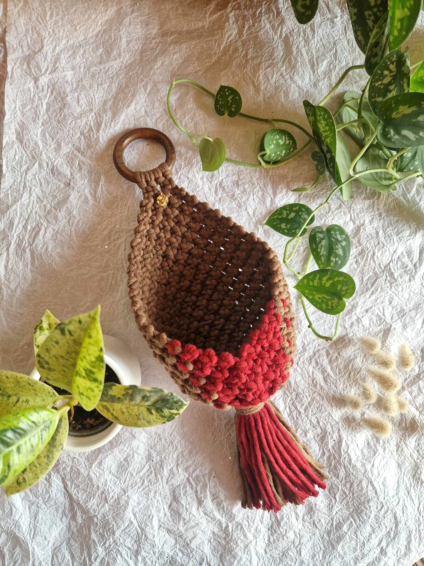 Petite suspension panier