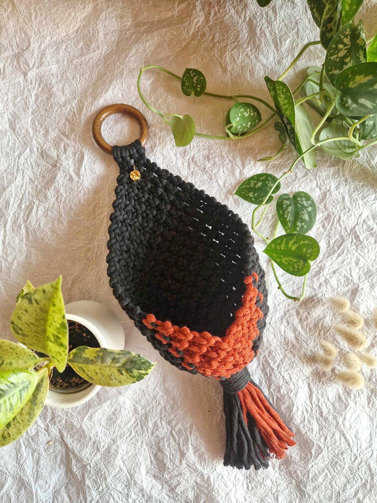 Petite suspension panier