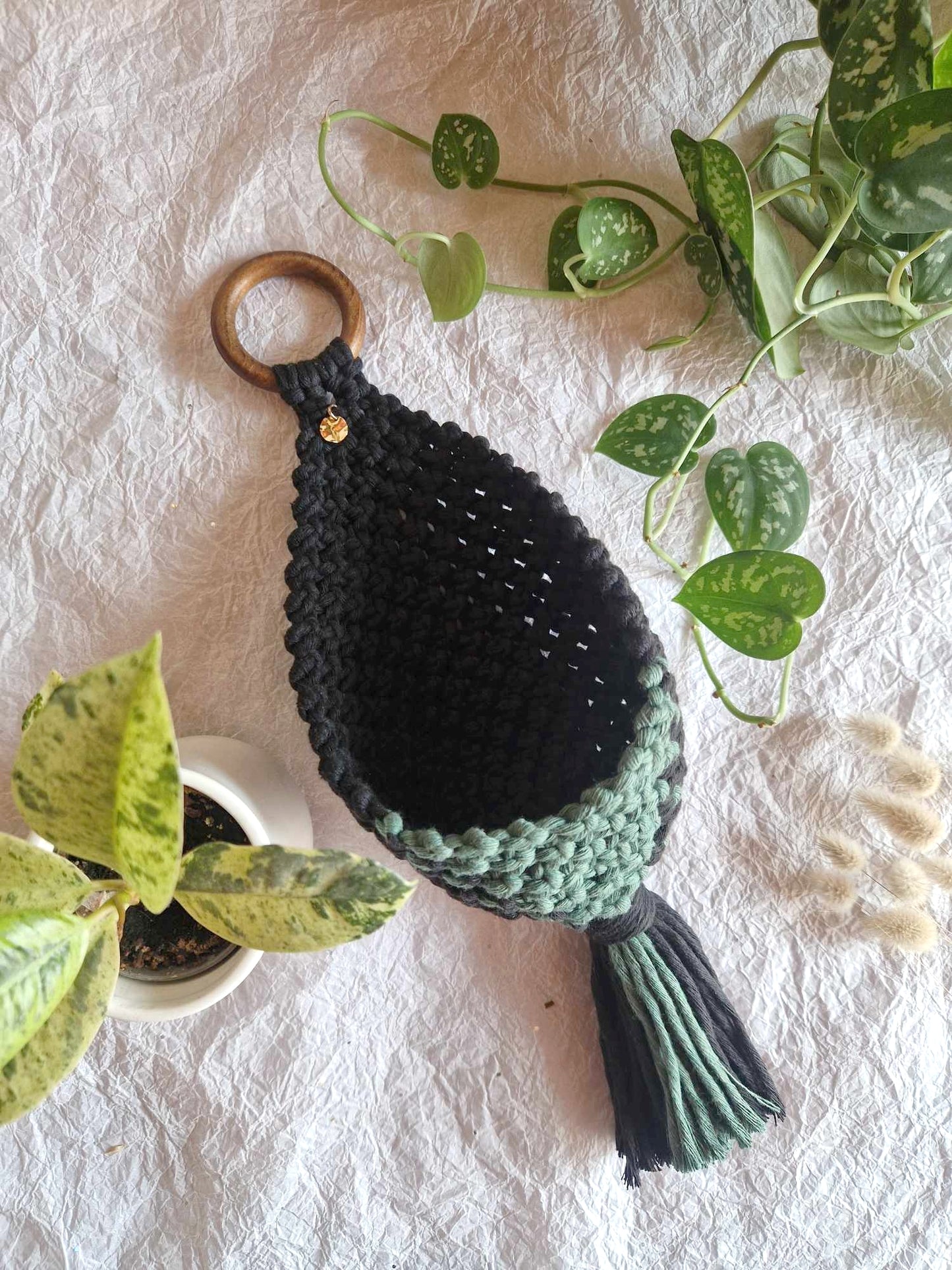 Petite suspension panier